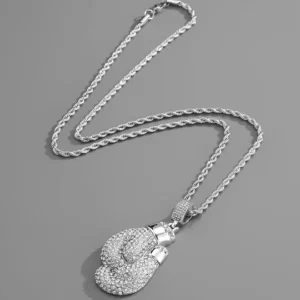 Bag Mitts Silver Chain